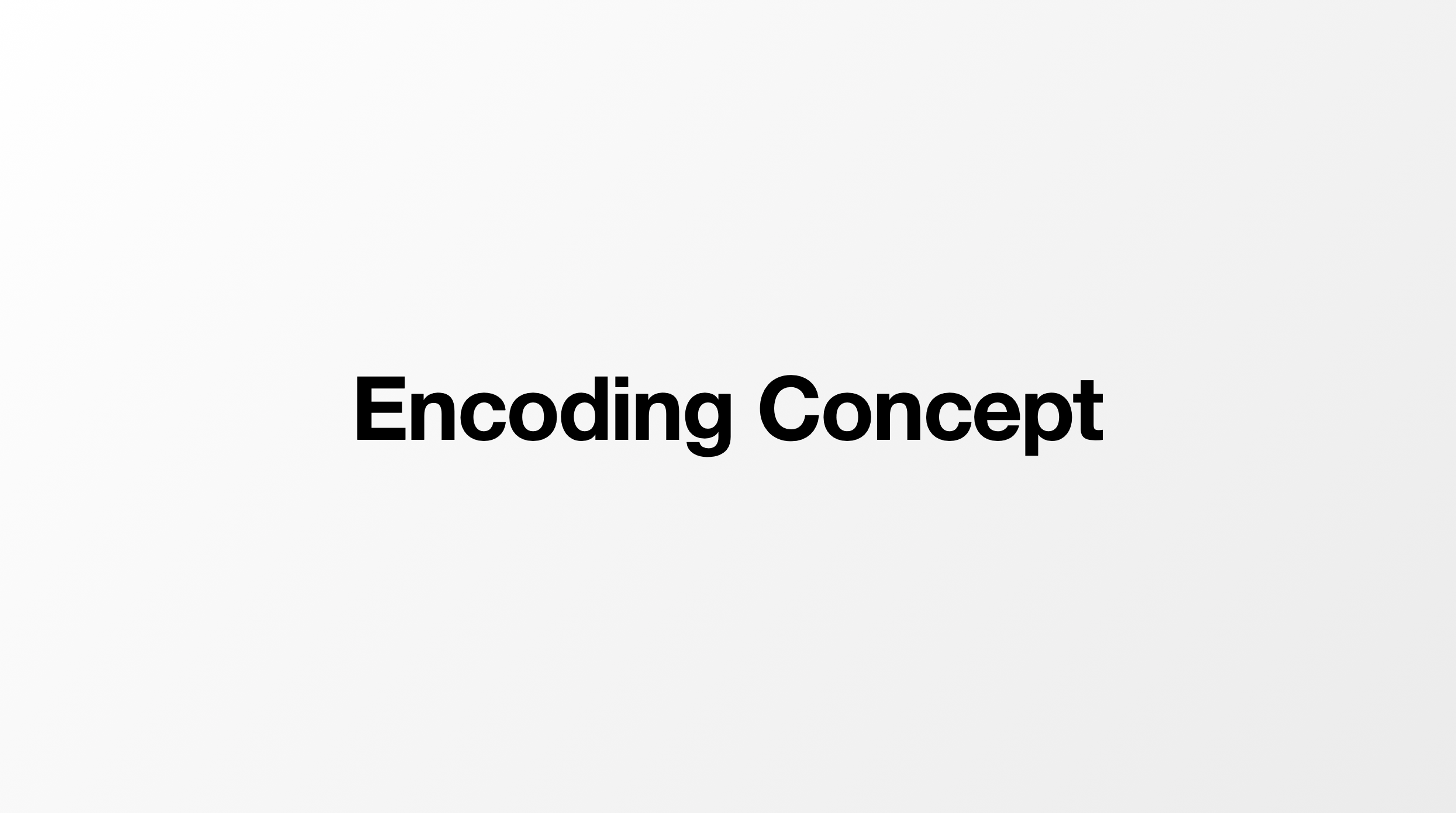 encoding